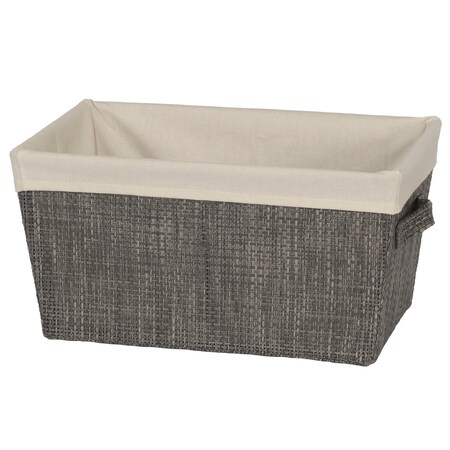 TWO TONE POLY FIBER TOWEL BASKET
